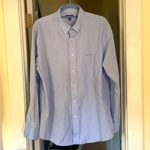Blue button down